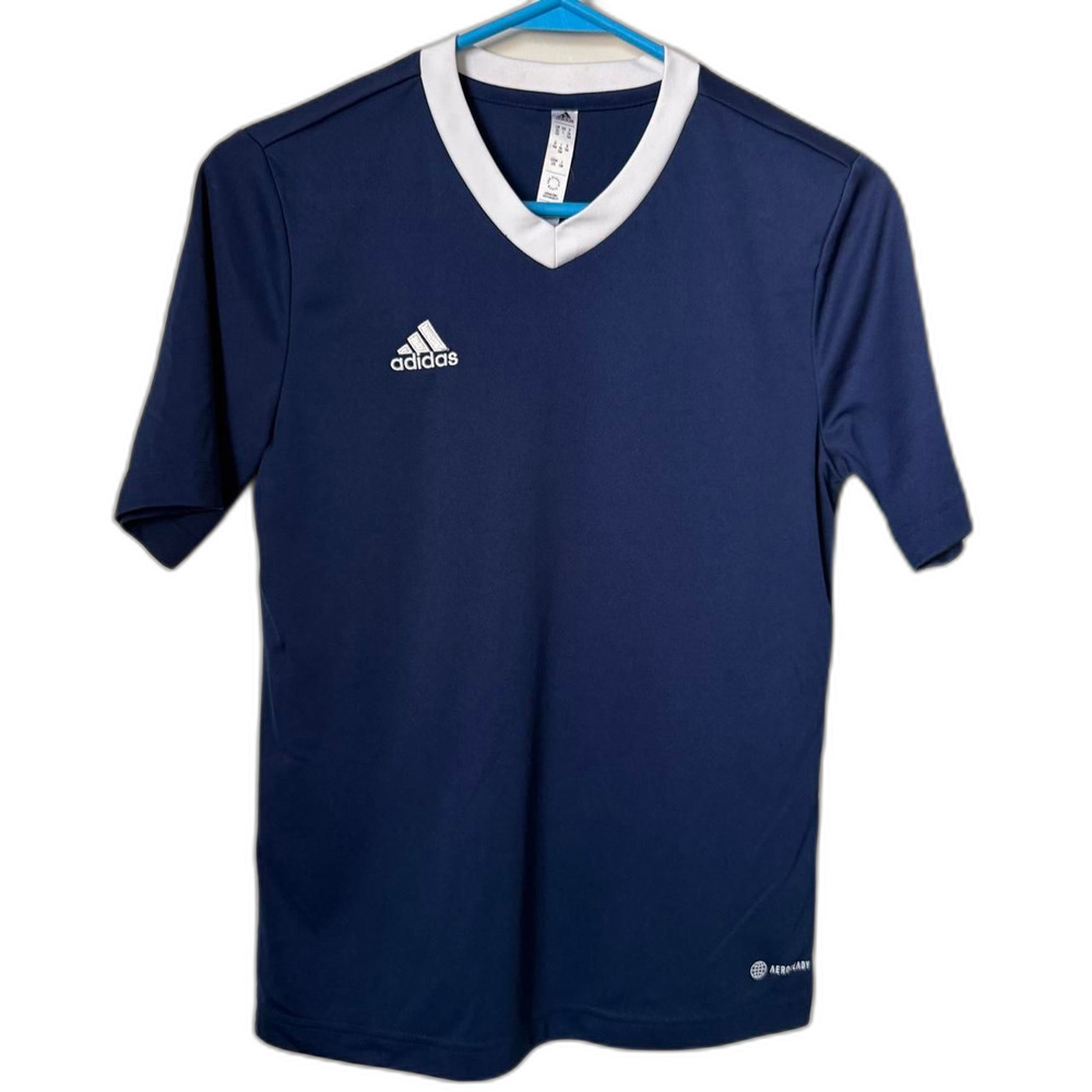 Adidas Navy and Blue Top